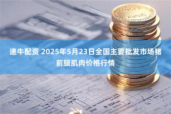 速牛配资 2025年5月23日全国主要批发市场猪前腿肌肉价格行情
